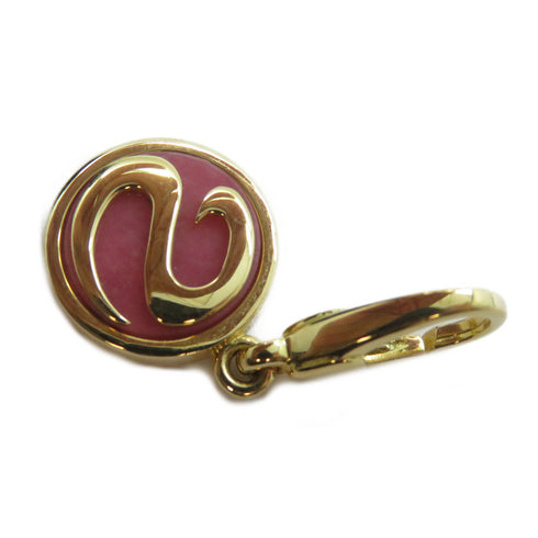 BVLGARI Top Charm 18K Yellow Gold Pink/Gold