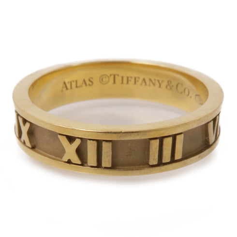TIFFANY&CO Atlas Ring US#5.5 18K Yellow Gold