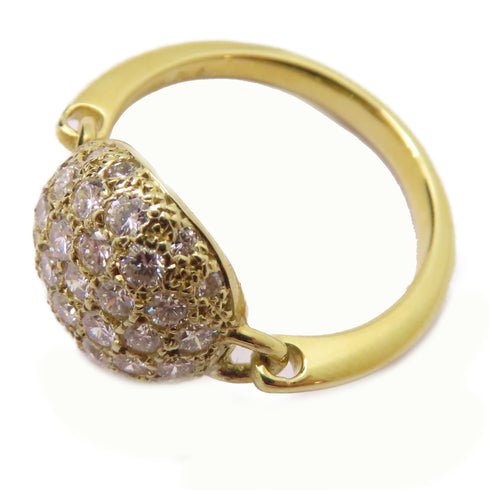 FINE JEWELRY 0.84ct Diamond Ring 18K Yellow Gold US#5.25