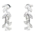 TIFFANY&CO Olive Leaf Hoop Diamond Ring Earrings 18K White Gold 7.8g