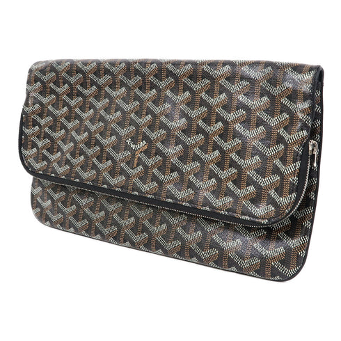 GOYARD SHW Sainte-Marie MM Clutch Bag Coated Canvas Black