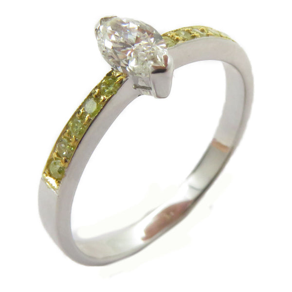 FINE JEWELRY Diamond Ring 2.8g 14K Yellow Gold US#8.25