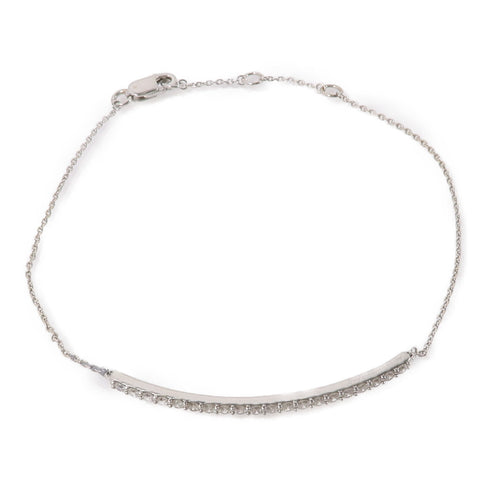 JEWELRY Diamond Bracelet 18K White Gold v2