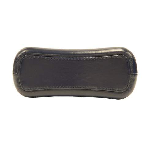 CHANEL Herringbone CC Gabrielle Small Chain Shoulder Bag Lambskin Navy