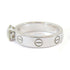 CARTIER Love Solitaire 0.70ct Diamond Ring 18K White Gold Cartier#49 US#4.75