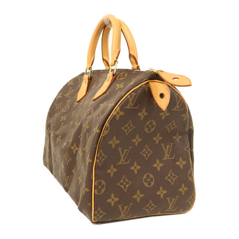 LOUIS VUITTON LV GHW Speedy 30 Handbag Boston Bag M41526 Monogram Brown