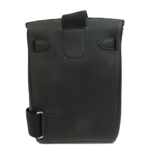 HERMES PHW Hac A Dos PM Shoulder Bag Togo Leather Noir/Black