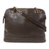 CHANEL CC GHW Shoulder Bag Leather Brown