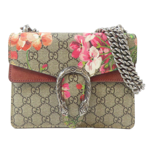 GUCCI GG SHW Dionysus Chain Shoulder Bag 421970 GG Supreme Brown