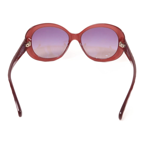 CHANEL CC Sunglasses PVC Brown