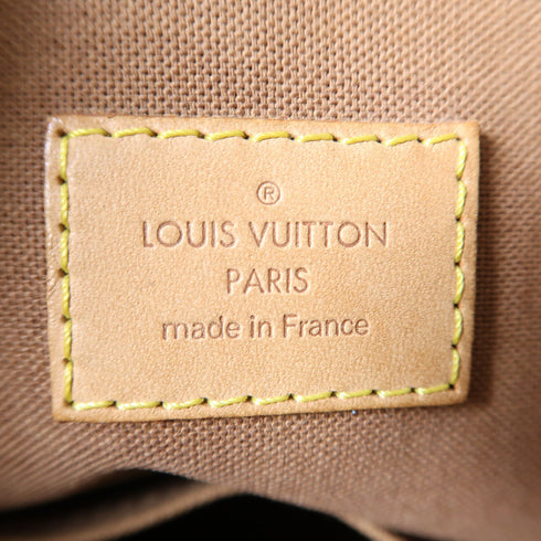 LOUIS VUITTON LV GHW Lockit Handbag M40102 Monogram Brown v4