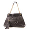 GUCCI GG GHW Soho Chain Shoulder Bag 308982 Calfskin Leather Black