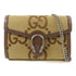 GUCCI GG Love Parade Chain Shoulder Bag 401231 Canvas Brown
