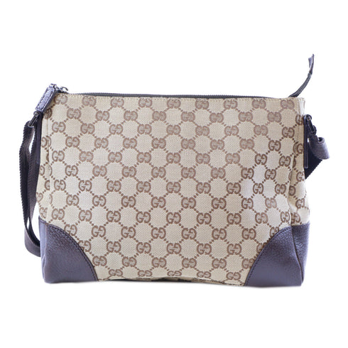 GUCCI GG SHW Shoulder Bag 114273 Canvas Brown
