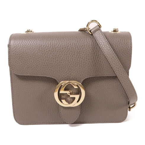 GUCCI GG GHW Chain Shoulder Bag Crossbody 510304 Calfskin Leather