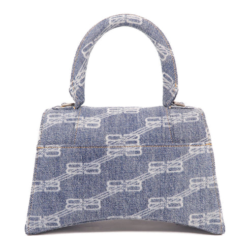 BALENCIAGA SHW Hourglass XS 2 Way Bag Denim Blue