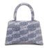 BALENCIAGA SHW Hourglass XS 2 Way Bag Denim Blue