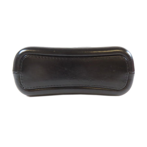 CHANEL Quilted CC Gabrielle Chain Shoulder Bag Calfskin Leather Black Navy