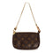 LOUIS VUITTON LV GHW Pochette Accessories Hand Bag Monogram M58009 Brown