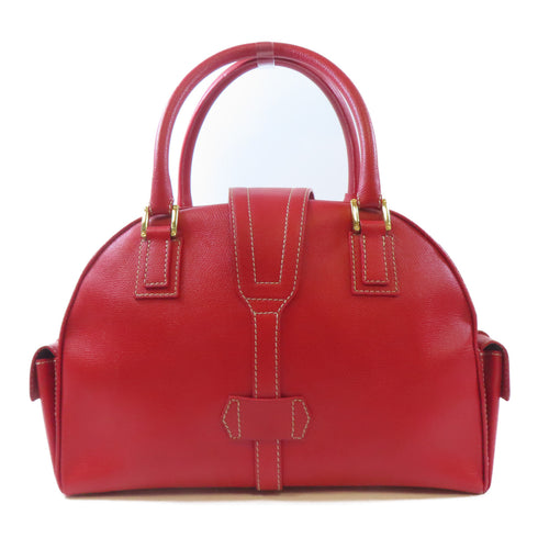 LOEWE GHW Bolso Rojo Handbag Shoulder Bag Calfskin Leather Red