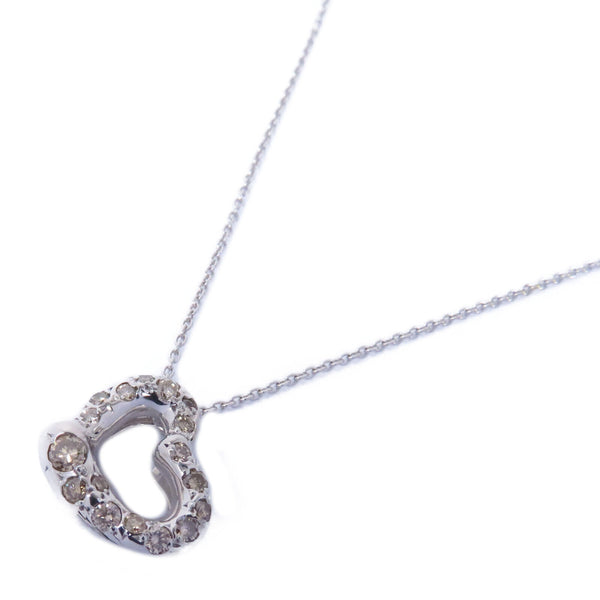 Fine Jewelry 0.3ct Diamond Necklace Accessories 18K White Gold