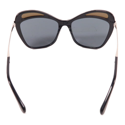 CHANEL CC Sunglasses PVC Black v1