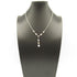 MIKIMOTO Pearl Diamond Necklace 18K White Gold