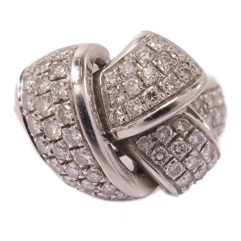 FINE JEWELRY Diamond Ring 18K White Gold US#6 v1