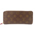 LOUIS VUITTON LV GHW Clemence Wallet M60742 Monogram Brown
