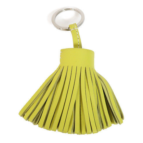 HERMES PHW Carmen Charm Swift Leather Yellow