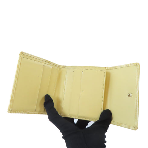 LOUIS VUITTON LV W Hook Wallet M6348A Epi Yellow