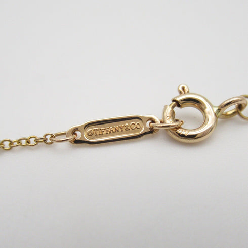 TIFFANY&CO Atlas Key 4P Diamond Necklace 18K Rose Gold 5.3g