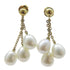 FINE JEWELRY Earrings 18K Yellow Gold/PVC Gold/White