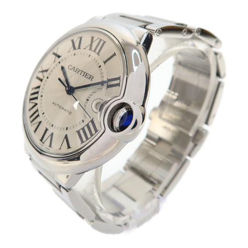 CARTIER Ballon Bleu Automatic Watch W69012Z4 Stainless Steel White