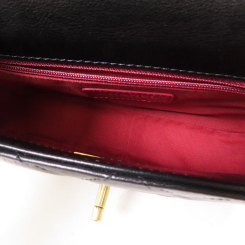 CHANEL CC GHW Chain Shoulder Bag A3001 Calfskin Leather Black