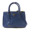 PRADA GHW Killer Bag 2way Shoulder Bag Saffiano Leather Navy