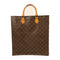 LOUIS VUITTON LV GHW Sac Plat Tote Bag M51140 Monogram Brown v1