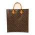 LOUIS VUITTON LV GHW Sac Plat Tote Bag M51140 Monogram Brown v1