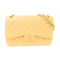 CHANEL Quilted CC GHW Classic Jumbo 30 Chain Shoulder Bag Lambskin Leather Beigw
