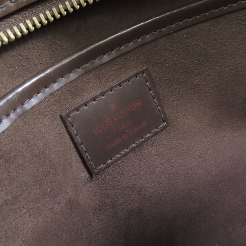 LOUIS VUITTON LV GHW Saint Louis Clutch Bag Pouch N51993 Damier Ebene Brown v1