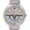 LOUIS VUITTON LV Voyager GMT Automatic Watch Q7D311 Stainless Steel Silver