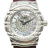 PIAGET Tanagra Dia Quartz Machine Wrist Watch K18 White Gold 16033 Silver