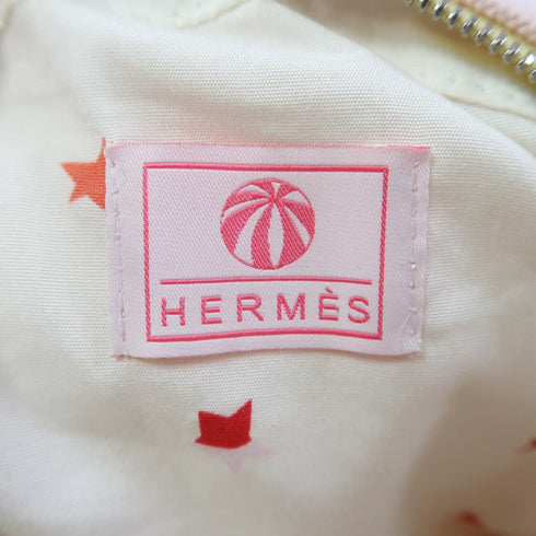 HERMES PHW Circus Sakarecre Shoulder Bag Canvas Pink