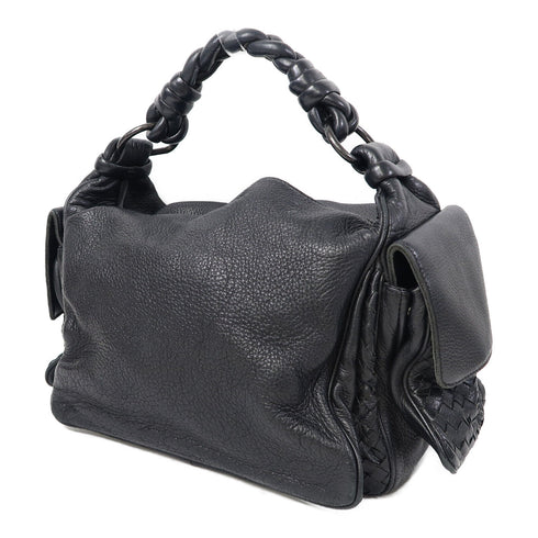 BOTTEGA VENETA BV Hand Bag Calfskin Leather Black