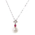 JEWELRY Peal Necklace Accessories 18K White Gold