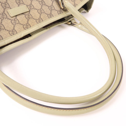 GUCCI GG GHW Shoulder Tote Bag 197953 Coated Canvas