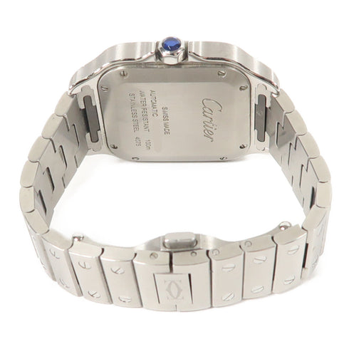 CARTIER Santos De Cartier Automatic Watch WSSA0029 Stainless Steel White