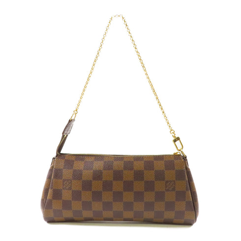 LOUIS VUITTON LV GHW Eva 2 Way Shoulder Bag N55213 Damier Brown