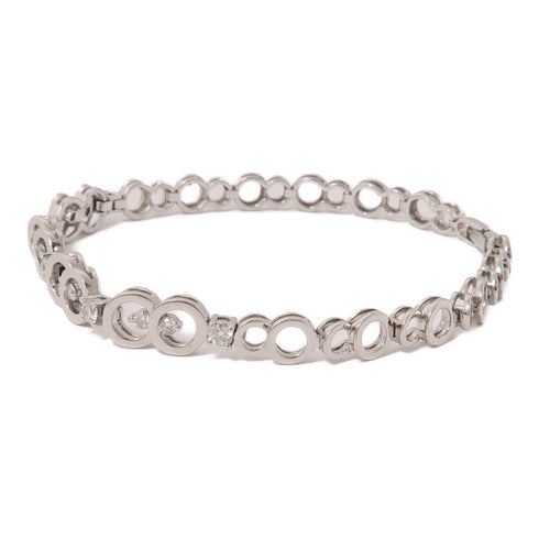 JEWELRY Diamond Bracelet Bangle Accessories 18K White Gold