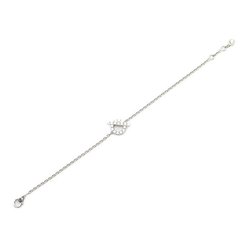 HERMES 0.55ct Finesse Diamond Bracelet 18K White Gold